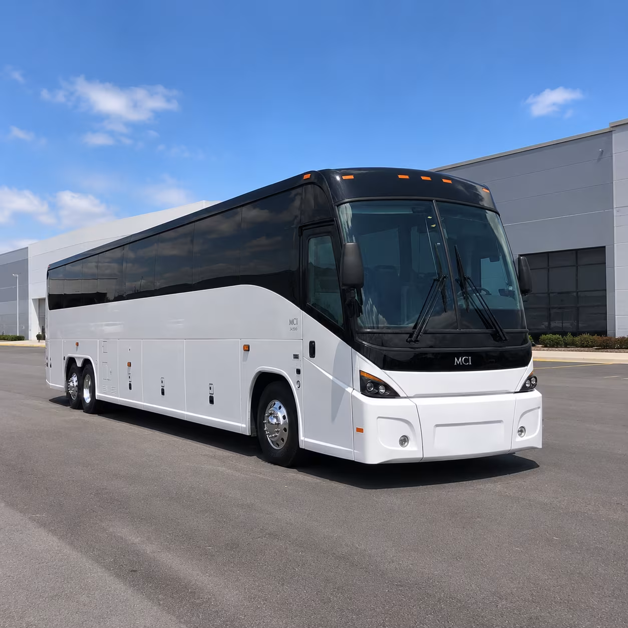 instead of a caravan put your whole group on one bus