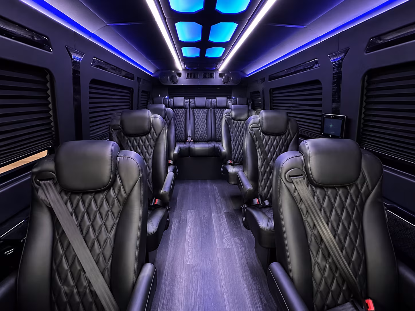montebello employee transportation onboard seating