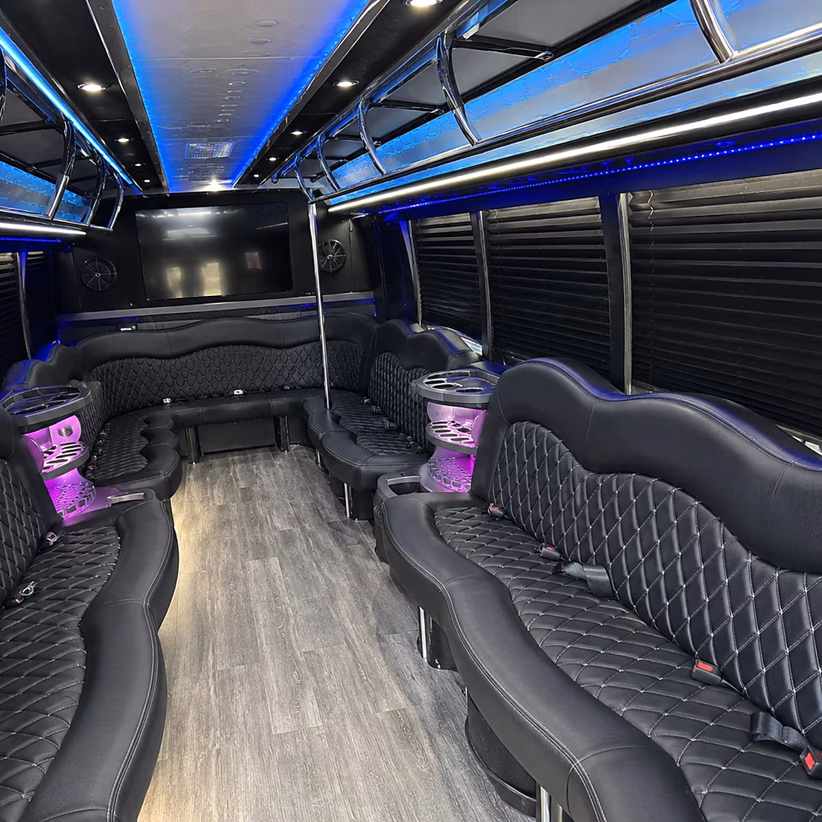 montebello party bus rentals inside