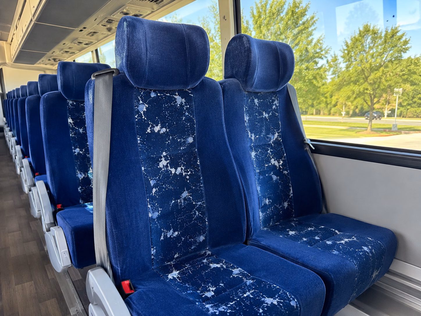 montebello school event transportation onboard seating